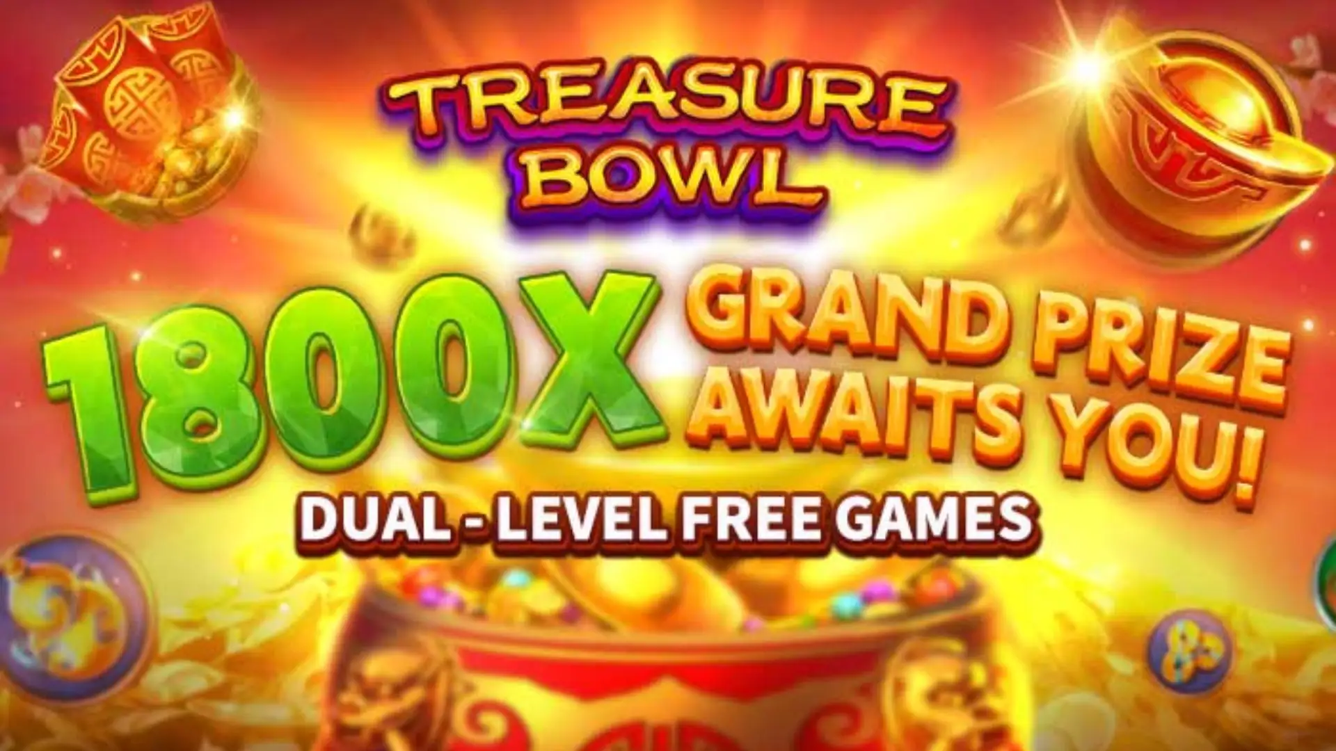 Multiplicadores Treasure Bowl peteca777 - 7777x Máximo com Tigela Dourada